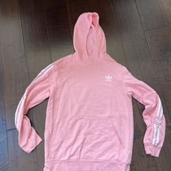 Brand New Pink Adidas Hoodie Big Girl XL