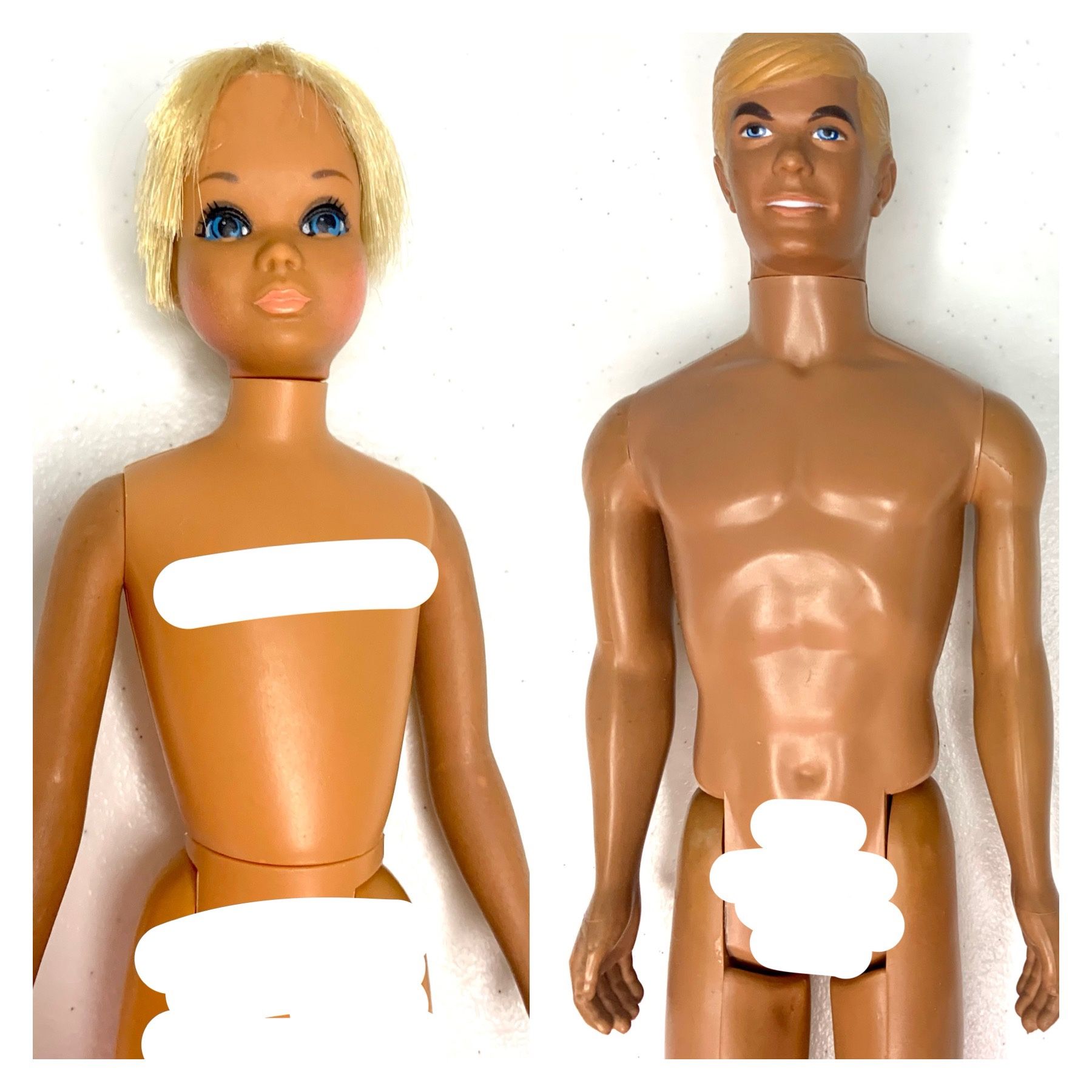 1970s Malibu Ken & Skipper (Barbie family)