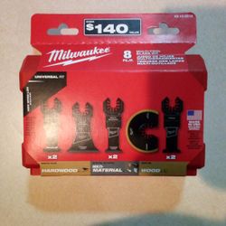 New Milwaukee Eight Piece Multi-tool Blade Kit (contact info removed)2