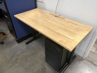 Butcher Block Desks – 24" x 48", Solid Wood Look – 150 Available, Bundle Deals