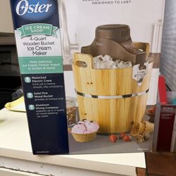 Oster ice cream maker 4 QT