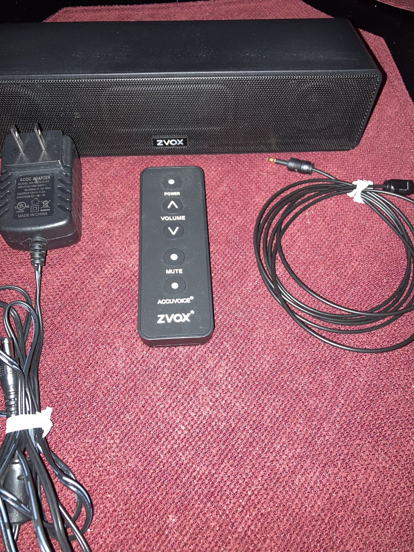 TV Speaker ZVOX Accuvoice