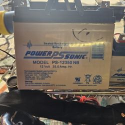 Selling 4 Batteries, For Lawnmowers ,