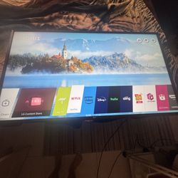 59.9" Lg Tv With Wall Mount (Remote Included)