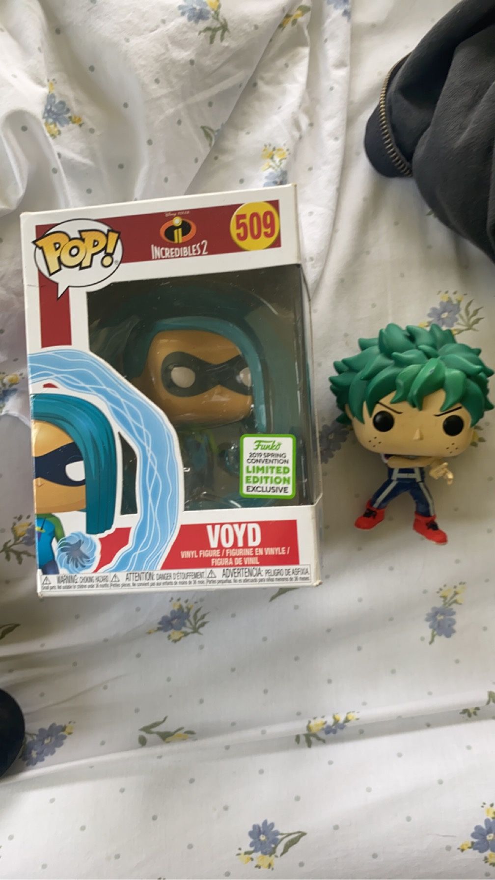 Deku Funko Pop and Voyd Funko pop