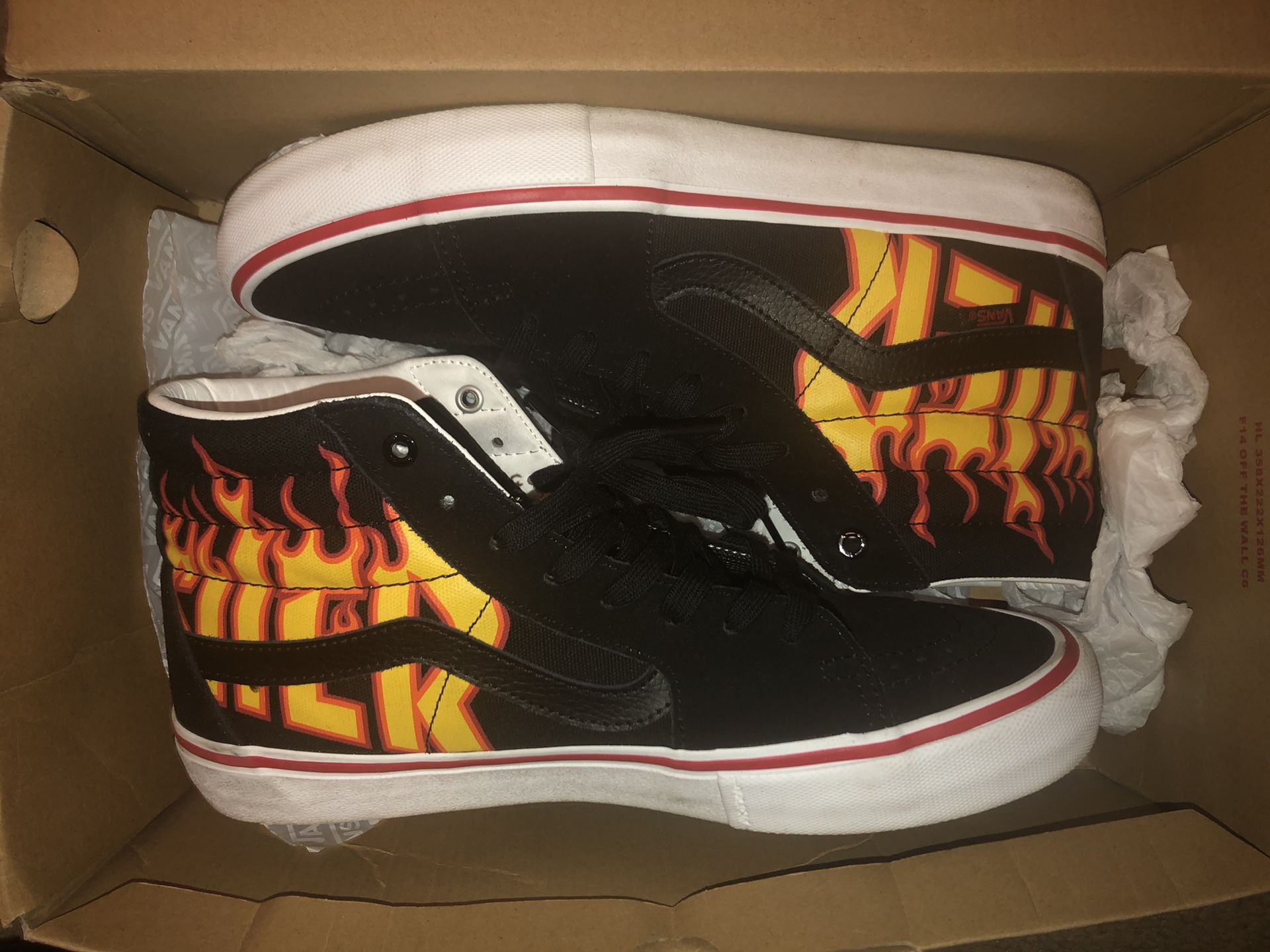 Thrasher vans size