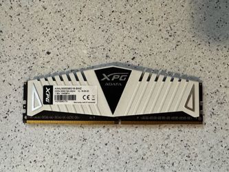 Adata XPG 8GB DDR4 3000MHz RAM (White) | AX4U300038G16-BWZ | 10402674 | 1.35V
