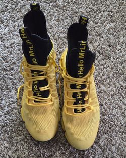 Hello MrLin Men's Running Shoes Non Slip Athletic Tennis Walking Blade Type Sneakers Hip mens size 45/  US 11.5