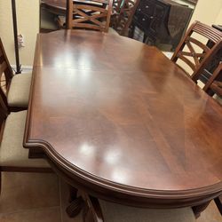 Dining Table + 6 Chairs and Server 