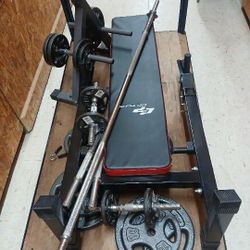 Weight Set And Bench