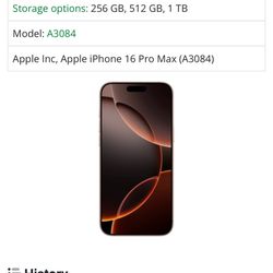 IPHONE 16 PROMAX 
