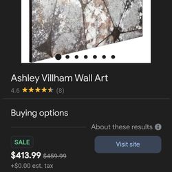 Ashely Furniture Painting Art Canvas 