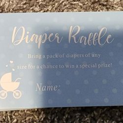 Diaper Raffle 