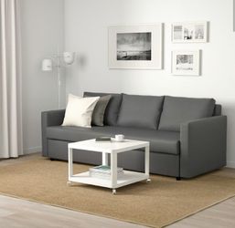 FRIHETEN
Sleeper sofa, Skiftebo dark gray! (New)(50% Discount)!