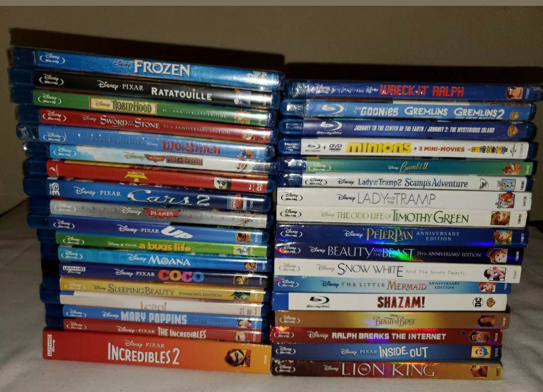 47 Disney Blu-Ray Movies
