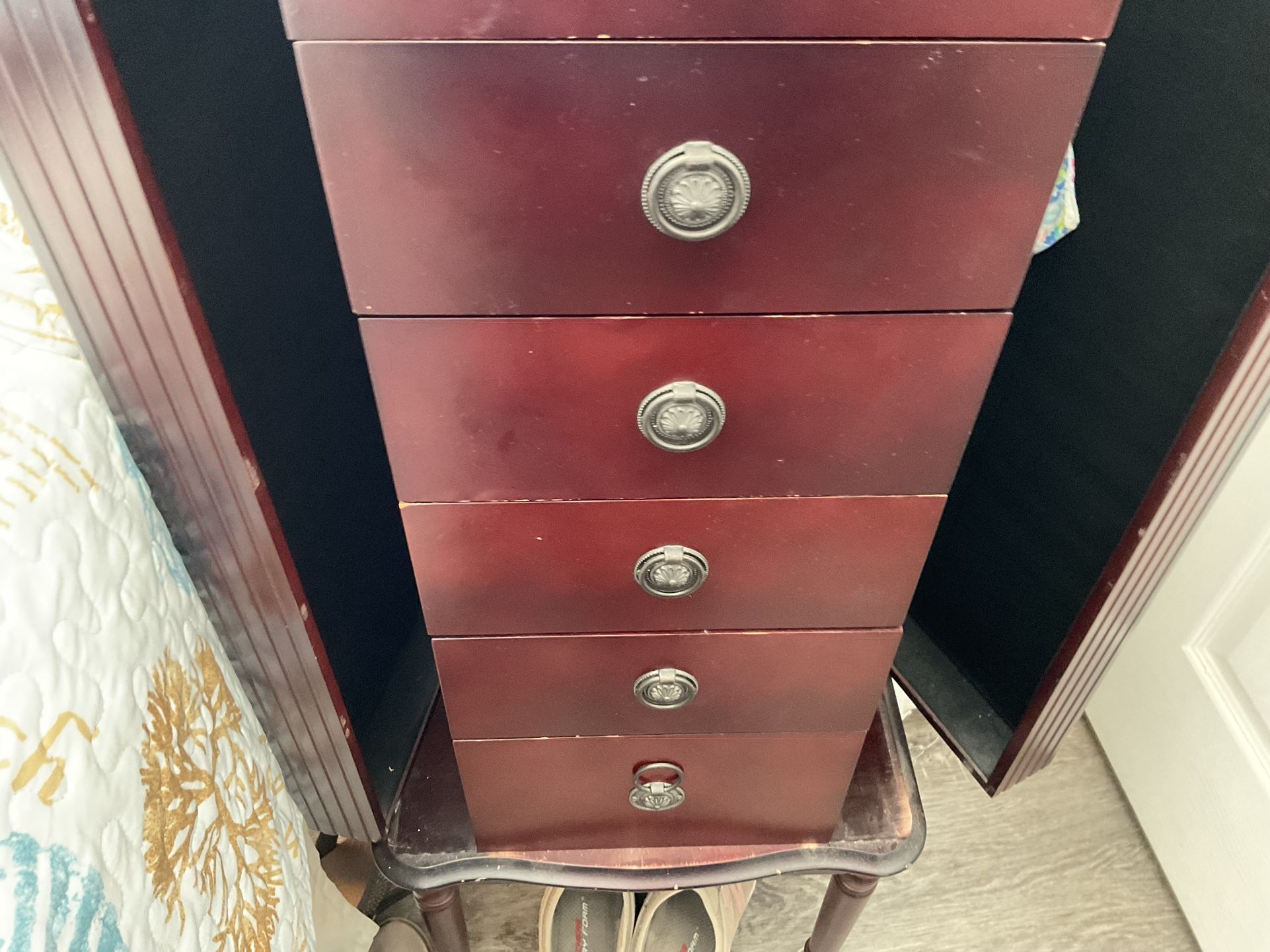 Jewelry Cabinet Armoire Box Storage