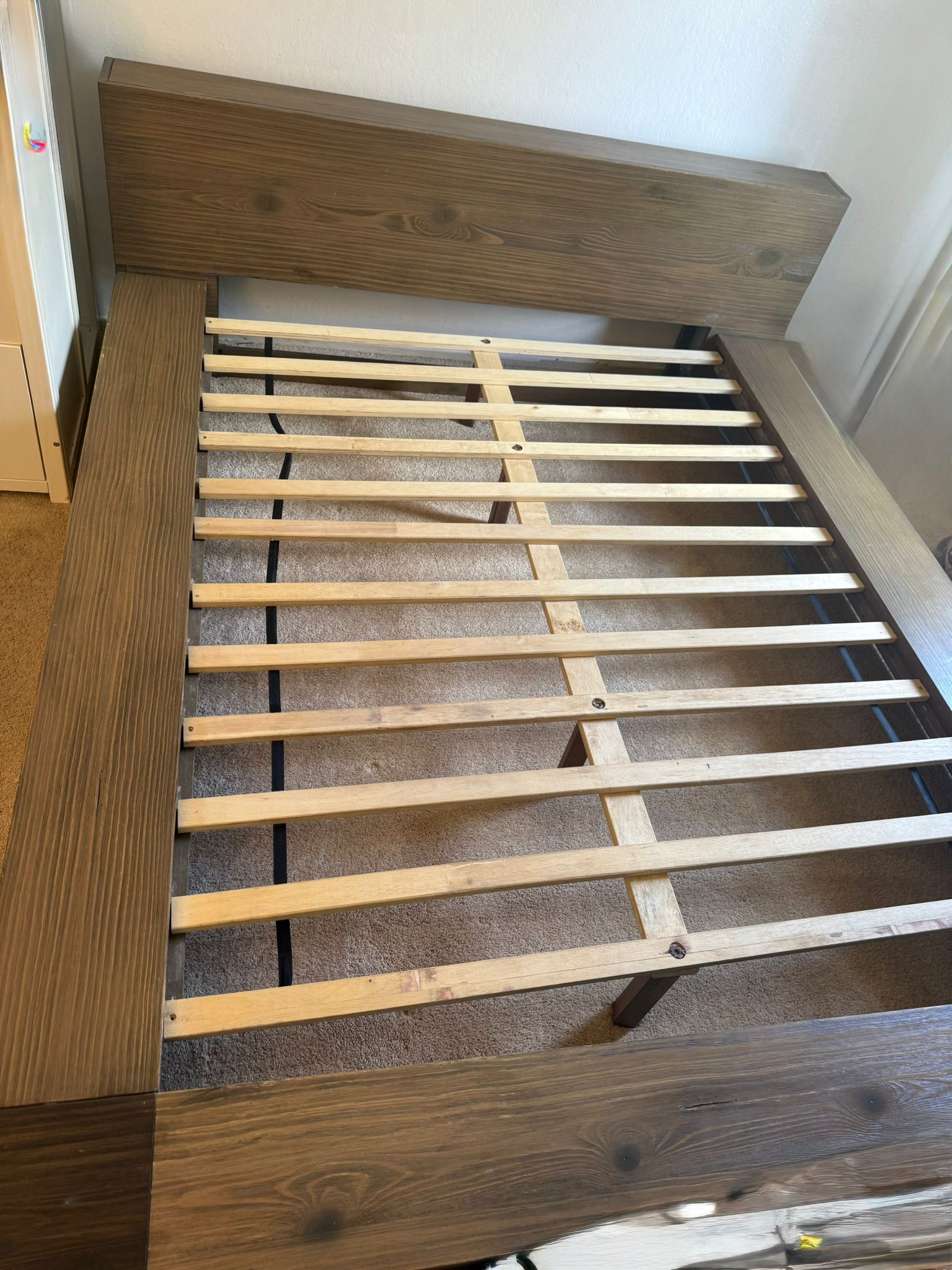 Wooden Bed Frame And Dresser