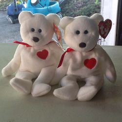 Ty Beanie Baby "Valentino" $10 ea / obo