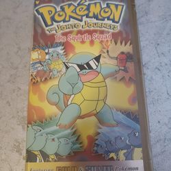 VHS Pokemon The Johto Journeys The Squirtle Squad feat. Gold & Silver Pokemon