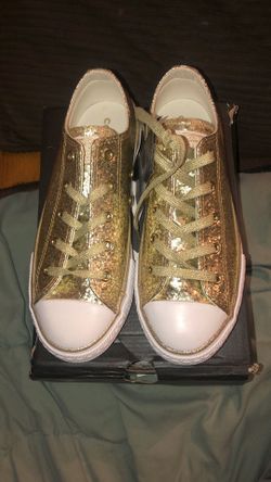 Converse all star sneakers (gold)
