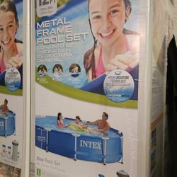 Intex Pools 12ft x 30in Metal Frame NEW