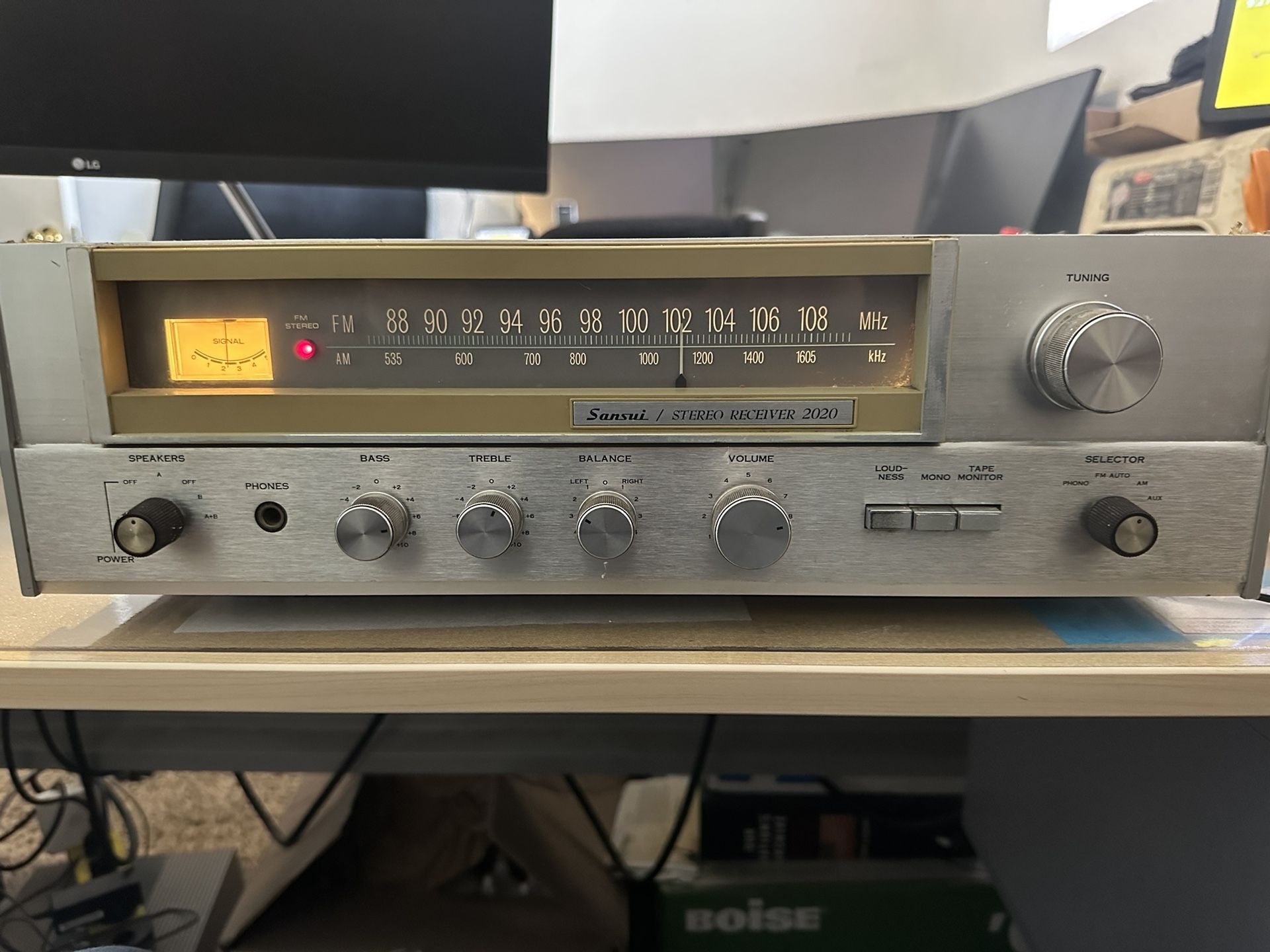 Sansui 2020 Stereo Receiver Vintage