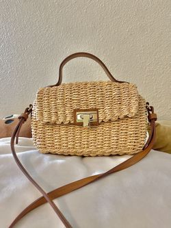 Woven Crossbody box Bag