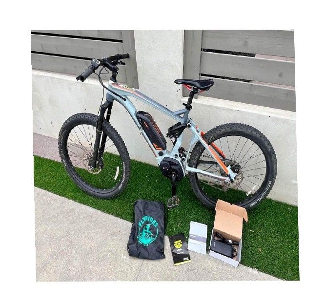 Powerful E-Bike - Green Transportation Choice hair high