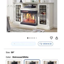 Brand New Fire Place TV Stand