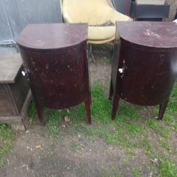 ANTIQUE  NIGHT STANDS $80 FOR BOTH