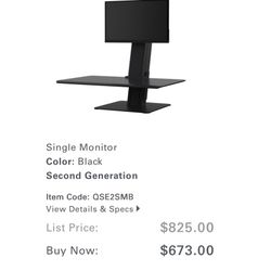 Human scale Standing Desk Converter 