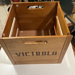 victrola record vinyl crate