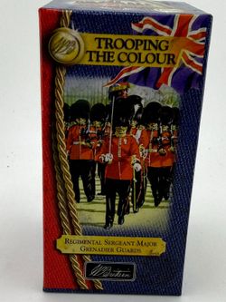 W Britain 40108 Regimental Sergeant Major Grenadier Guards Trooping the Colour