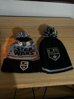 NHL Los Angeles Kings Star Wars Mammoth Beanie Hat Pair Promo