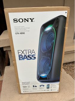 SONY Portable Bluetooth Karaoke Party Speaker (GTK-XB90) - NEW!