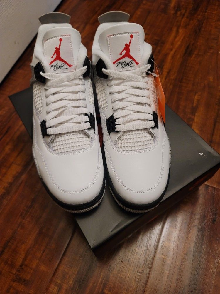 Air Jordan 4" White Cement"