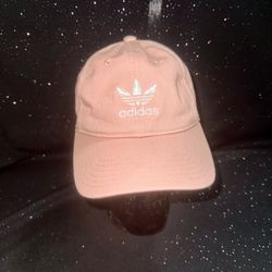 Adidas | Adjustable Pink Cap w/ Embroidered Logo