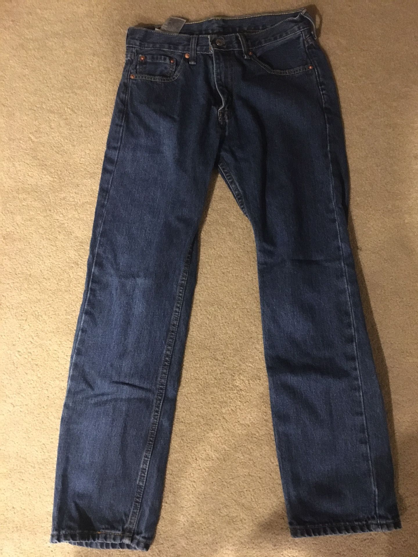 Levi’s 505 Regular Fit Men’s Jeans- Medium Stonewash- Size 30