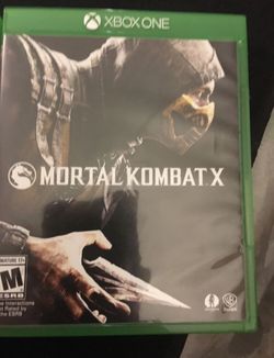 Mortal kombat X Xbox one(great condition hardly ever used)