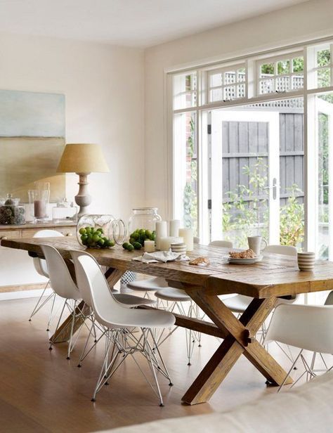 Farmhouse Industrial Style Dining Tables.