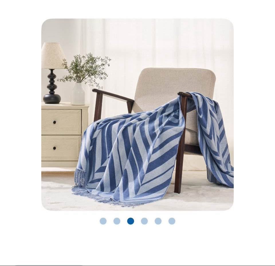 Room & Retreat Twill Throw, 50 in x 70 in