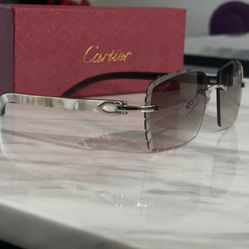 Cartier Glasses- White Buffs 