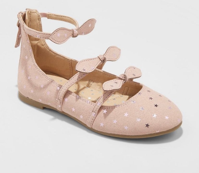 Cat & Jack pink Jayden girls dress shoes