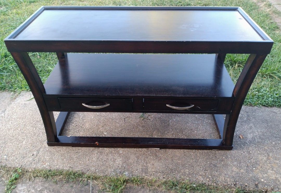 TV Stand Holds Up 55" With Drawers For Storage