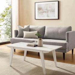 New 3 Piece White Solid Wood Coffee & Side Tables Set