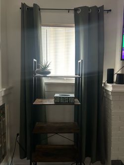 Olive Green curtains (3 sets)