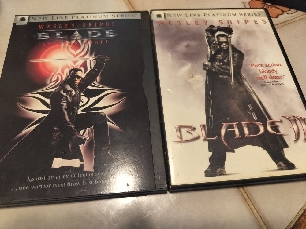 Set Of Two Blade Movies On DVD