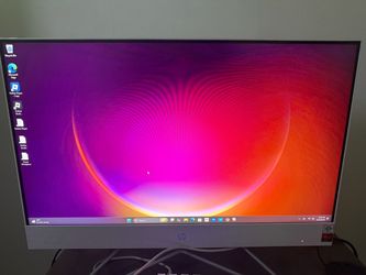 HP 24” All-in-One Desktop PC – Windows 11 – 8GB RAM – 256GB SSD