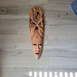 Rare Vintage Carved Mask
