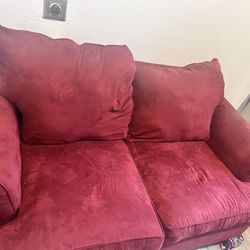 Red Couch 2 Seater